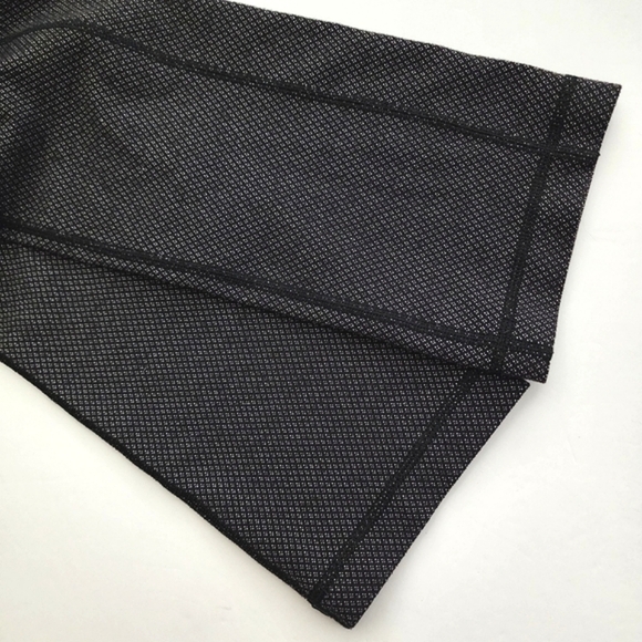 Lululemon Skinny Groove Leggings Pants Diamond Dot Black White Stretch Size  8 - Picture 9 of 15
